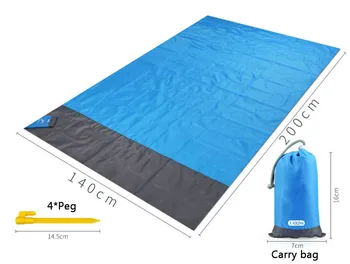 200x210cm Impermeabil Beach Blanket Portabil în aer liber Picnic Mat Teren de Camping Saltea Saltea Camping în aer liber Picnic Mat pătură