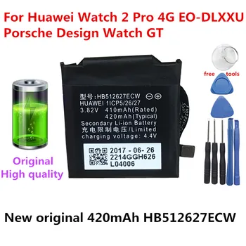 Nou, Original, Baterie 420mAh HB512627ECW Pentru Huawei Watch 2 Pro 4G EO-DLXXU Porsche Design Pentru Huawei Watch GT LEO-B09 Baterii