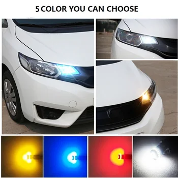 10 buc LED-uri Canbus T10 W5W 3014 24SMD Interior Auto Bec LED Pentru VW Passat B6 B7, Jetta Golf 5 6 7 MK5 Tiguan, CC, Scirocco,