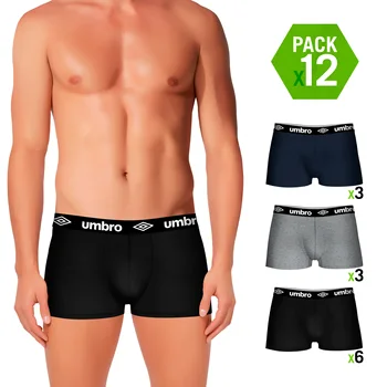 UMBRO boxer pachet de 12 unități în culori de bază 2 opțiuni pentru a alege pentru bărbați