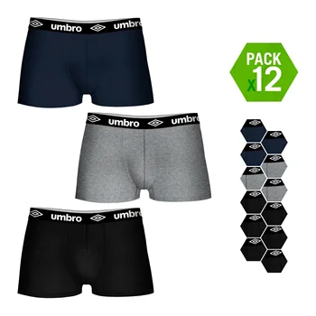 UMBRO boxer pachet de 12 unități în culori de bază 2 opțiuni pentru a alege pentru bărbați