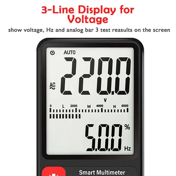 Ultra-Portabil Digital cu Multimetru BSIDE ADMS7 S9CL Mare, de 3,5