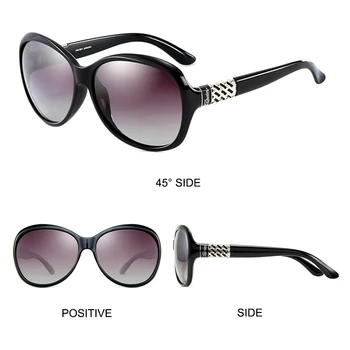 SIMPRECT Rotund ochelari de Soare Femei 2021 Negru Supradimensionat ochelari de Soare Retro Vintage Mare Ochelari de Soare Nuante Pentru Femei Zonnebril Dames