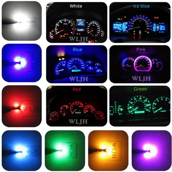 WLJH 8x 12V Bec Lumini Bord tabloul de Bord indicatoarelor de pe Panoul de Lumina Led-uri Kit Dedicat pentru Subaru Forester 1997 1998 1999 2000 2001 2002