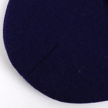 Ms amazon acrilice lână pălărie de sex masculin cupluri Europa și Statele Unite ale americii toamna iarna seturi de tricotat pălărie în alb și negru