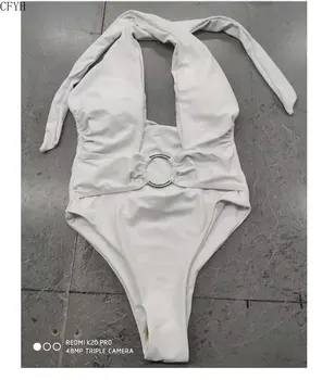 Sexy-O Bucată De Costume De Baie Femei 2020 Cruce Ștreangul De Mare Tăiat Tanga Onepiece Monokini Costume De Baie Costum De Baie Costum De Baie Trikini Negru