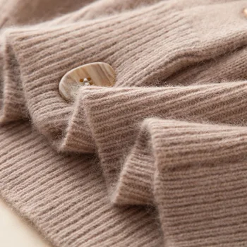 Iarna femeile gros nurca cașmir pulover cardigan femei bluze casual mâneci lungi sacou casual cald tricotate îmbrăcăminte exterioară