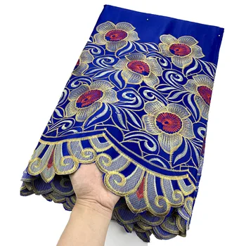 2020 cel mai Nou stil African George tesatura dantelă broderie Roayl albastru+Rosu culoare de Înaltă calitate din africa dantela tesatura Pentru rochie de petrecere