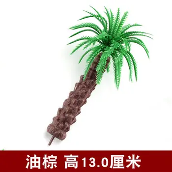Model copac de nucă de cocos copac tropical cu palmieri de ulei de palmier model copac