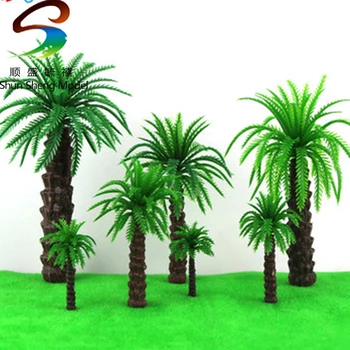 Model copac de nucă de cocos copac tropical cu palmieri de ulei de palmier model copac