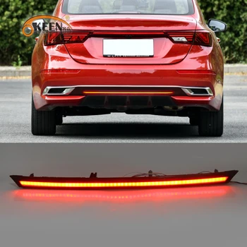 OKEEN LED-uri Auto Bara Spate Portbagaj lampa spate Pentru Kia Cerato K3 2019 2020 Conducere Frână Lumina de Semnalizare Coada Portbagaj Benzi Lampă de Ceață