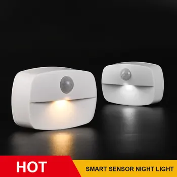 Mișcare Senzor de Lumină LED-uri Dulap Lumini Senzor de Lumină pentru Dulap de Bucatarie Dulap Dormitor Modern Ușă Lampă cu LED-uri Lumina de Noapte