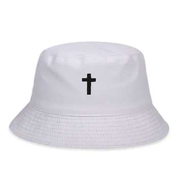 Moda hip hop bărbați Pescar pălărie de CRUCE Brodată găleată pălării sălbatic în aer liber femei pălărie de soare pălării panama personalizabil gorras
