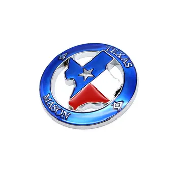 DSYCAR 1buc Styling Auto Metal, Masini Emblema LONE STAR/TEXAS MASON/LONE STAR EDITON Autocolant Insigna Logo-uri Decal se Potrivește cele Mai multe Masini Noi