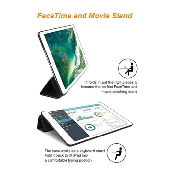 De caz Pentru iPad Mini 5 4 husa Auto Dormi Trezește-Desene animate Minunat Unicorn Pentru iPad Air 3 11 Pro 2020 PU Proteja Piele de Caz iPad