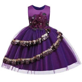 American European de îmbrăcăminte pentru copii princess dress 2020 nou paiete brodate fata pianului rochie pufos