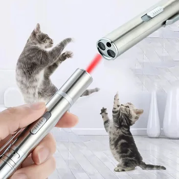 3 in 1 red laser pointer lanterna Mini Lazer USB reîncărcabilă pen Powerpoint multi-funcția de lasere