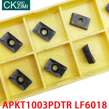 APKT1003PDTR LF6018 APKT 1003 PDTR LF6018 Insertii Carbură Insertii de frezat CNC Indexabile Metal machinery instrument pentru oțel inoxidabil