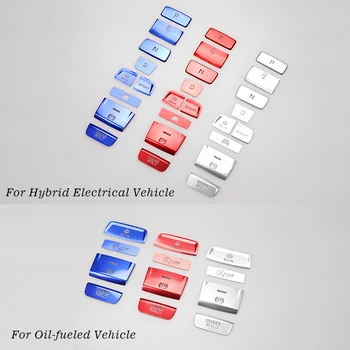 Masina LHD Buton de Frână din Aliaj de Aluminiu Paiete Viteze Buton de Autocolante Decoratiuni Interioare Accesorii Pentru Honda Accord 10 2018 2019