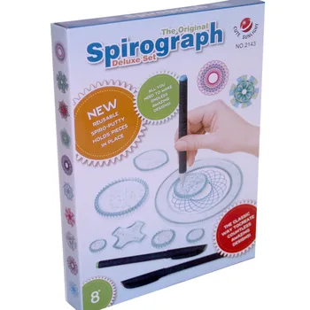 2019 Noi Spirograph deluxe set de Proiectare Tin Set Desena Spirala Modele de Centralizare Angrenaje și Roți,trage jucarii educative