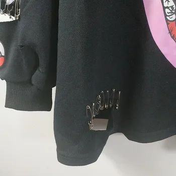 YingYuanFang Buzele gaura pin decor personalizat doamnelor moda sweatershirt