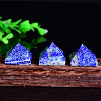 1 BUC Naturale Crystal Pyramid Rose Quartz Lazuli Reiki de Vindecare Piatra Roz Albastru de Cristal Punct de Meserii Acasă Decorare Piatră de Energie