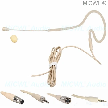 Omnidirectional Singură ureche setul cu Cască Microfon Shure ULX SLX Sennheiser ew100 G2 G3 G4 Audio-Technica AKG MiPro Microfonul Condensator