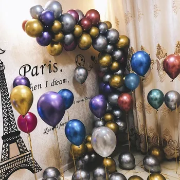 50pcs Metalic de culoare baloane latex petrecere decor globos anniversaire ballon mariage petrecere de nunta consumabile baloane cu aer