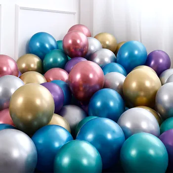 50pcs Metalic de culoare baloane latex petrecere decor globos anniversaire ballon mariage petrecere de nunta consumabile baloane cu aer
