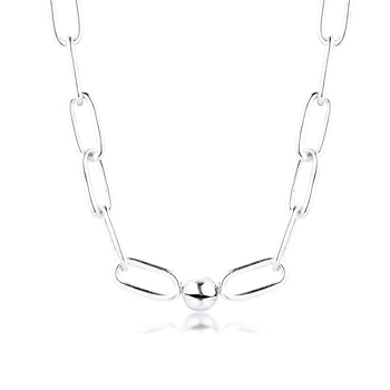 Mi Link-ul de Colier pentru Femei Argint 925 Collier Bijuterii 2020 Feminin Cravată Colier Bijuterii Fine
