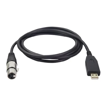 USB de pe Computer pentru a XLR USBB la Canon Mama înregistrare USB Microfon cu Cablu Cablu Audio Cablu de conectare Cablu pentru Microfon
