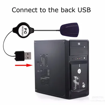 Universal Portabil Wireless PC-ul de Control de la Distanță Controler USB Fly Mouse-ul Tastatura Telecomenzi pentru Windows 2000 7 8 10 Vista XP