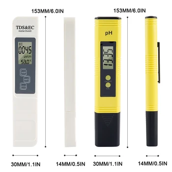 Digital CE TDS PH Metru Tester Temperatura Pen Puritatea Apei PPM Filtru Hidroponice Tester PH pentru Acvariu de Apă Piscină Alimentare Monitor