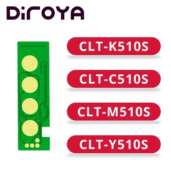 CLT510S CLT K510S C510S M510S Y510S cartuș de toner chip pentru samsung SL-C510 SL-C563 C510 C510W C513 C513W C563FW C563W 563FW
