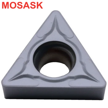 MOSASK 10BUC TCMT 1102 16T3 04 08 ZM30 Prelucrari Metalice din Oțel Inoxidabil de Cotitură Plictisitor de Tungsten Carbură Solidă Insertii