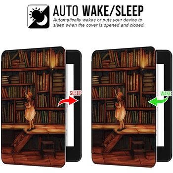 Caz pentru Kindle Paperwhite1 2 3 4 10-2020 Smart Cover cu Auto Wake/Sleep se Potrivește Tuturor-Noul Kindle oasis3 voyage Capac