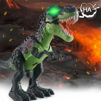 Electric Dinozaur De Mers Pe Jos Tyrannosaurus Spray De Stabilire Ouă Sunet De Lumină Cu Figurina Dinozaur Model De Jucărie Pentru Copii Cadouri