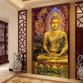 Beibehang Mare tapet personalizat tapet de fundal de Buddha imagini de fundal pentru camera de zi papel de parede infantil