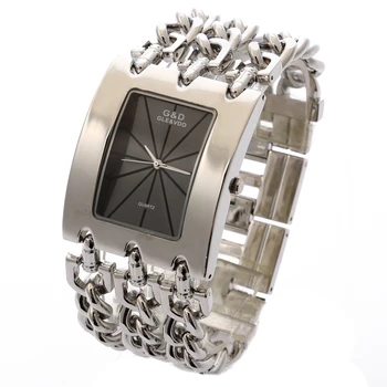 G&D Lux de Aur Femei Cuarț Ceas de mână pentru Femei Brățară Ceas Relogio Feminino Femei Rochie Ceas Reloj Mujer Jeleu Cadouri