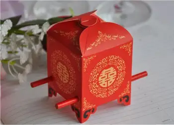 50 de bucăți Stil Chinezesc Roșu 