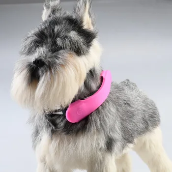 Universal CONDUS Guler de Câine Acoperi Flash Silicon Moale Lesa Câine Acoperi,Ține-Ți Câinele Văzut și în condiții de Siguranță
