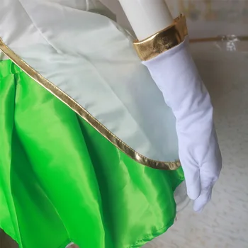 LOL Lulu Cosplay, Costume Costume Rochie Verde Fae Vrăjitoare Topuri Fuste Set Pentru Fete Și Femei