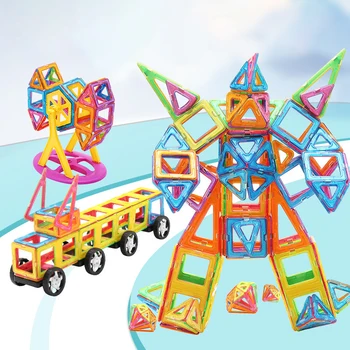 De Dimensiuni Mari Jucăriile Magnetice Blocuri Magnetice De Designer-Set De Constructii Constructii Jucărie Magnet Pentru Copii