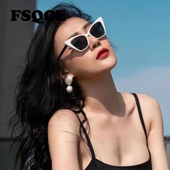 FSQCE Ochi de Pisica ochelari de Soare pentru Femei Brand de Lux de Designer de Moda Doamnelor Retro Feminin de Ochelari de Soare Oculos De Sol UV400