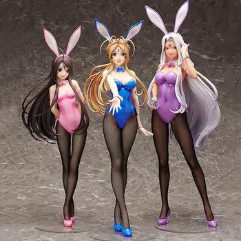 45cm Eliberarea B-STIL Anime Oh my Goddess Belldandy Bunny Fata Sexy fete din PVC de Acțiune Figura Jucărie pentru Adulți Modelul de Colectare Papusa Cadouri