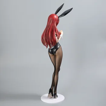 NOUL Anime FAIRY TAIL Eliberarea Erza 1/4 B-stil Scarlet IEPURAS Sexy fata din PVC de Acțiune Figura Jucărie pentru adulți Modelul de Colectare Papusa Cadouri