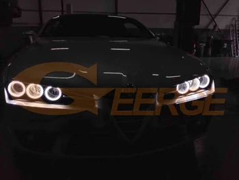 Pentru Alfa Romeo 159 2005-2012 Ultra Luminos de Culoare Dublă Serpentină Lumina de Zi lumina de semnalizare SMD LED Angel Eyes halo inele