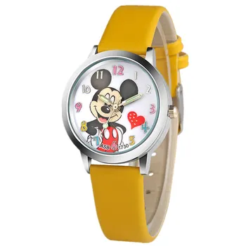 Mickey Mouse Desene animate Ceas Mickey Curea Ceas de Moda pentru Copii Cuarț Ceas Copii Ceasuri cadouri Baieti Cuarț Silicon Aliaj