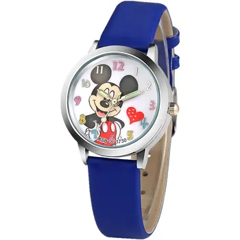 Mickey Mouse Desene animate Ceas Mickey Curea Ceas de Moda pentru Copii Cuarț Ceas Copii Ceasuri cadouri Baieti Cuarț Silicon Aliaj