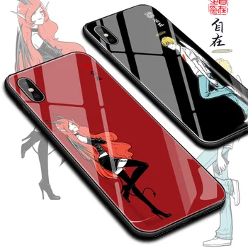 Wonderlife Diavolului iubesc original telefon mobil caz, succubus și arhanghelul serie cuplu de telefon mobil caz, de moda trendy